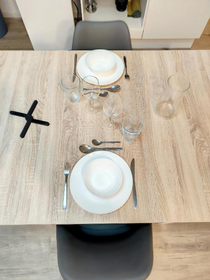 Grand Appart Duplex 6 Pers Gare Wifi Daire Saint-Quentin  Dış mekan fotoğraf
